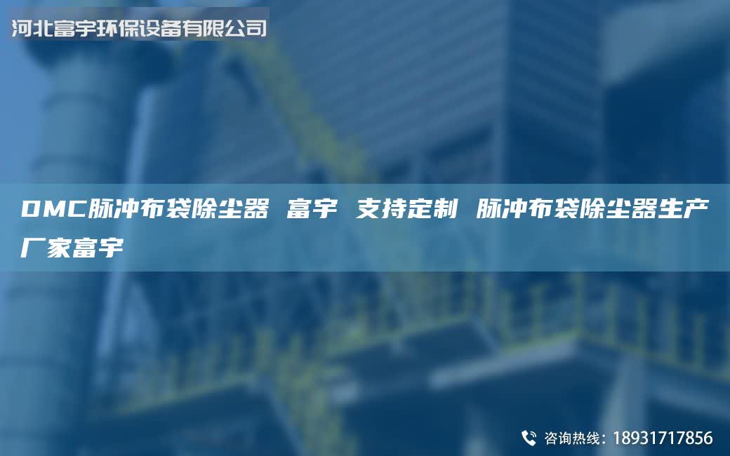 DMC脉冲布袋除尘器 富宇 支持定制 脉冲布袋除尘器生产厂家富宇