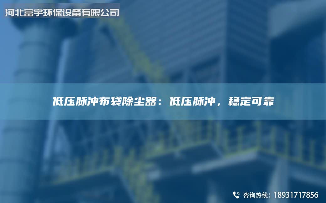 低压脉冲布袋除尘器：低压脉冲，稳定可靠