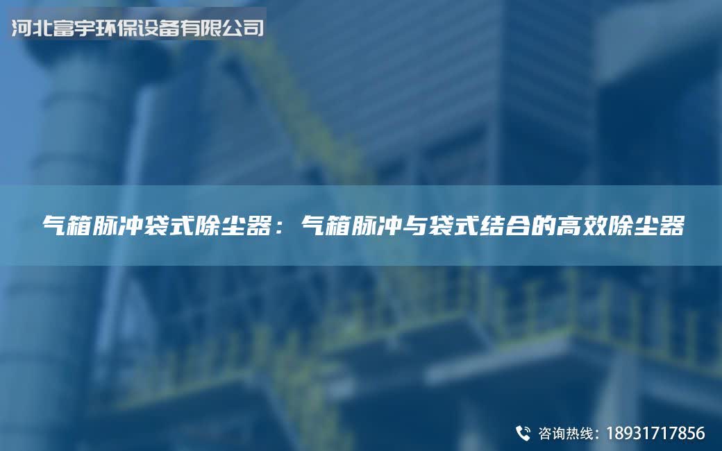 气箱脉冲袋式除尘器：气箱脉冲与袋式结合的高效除尘器