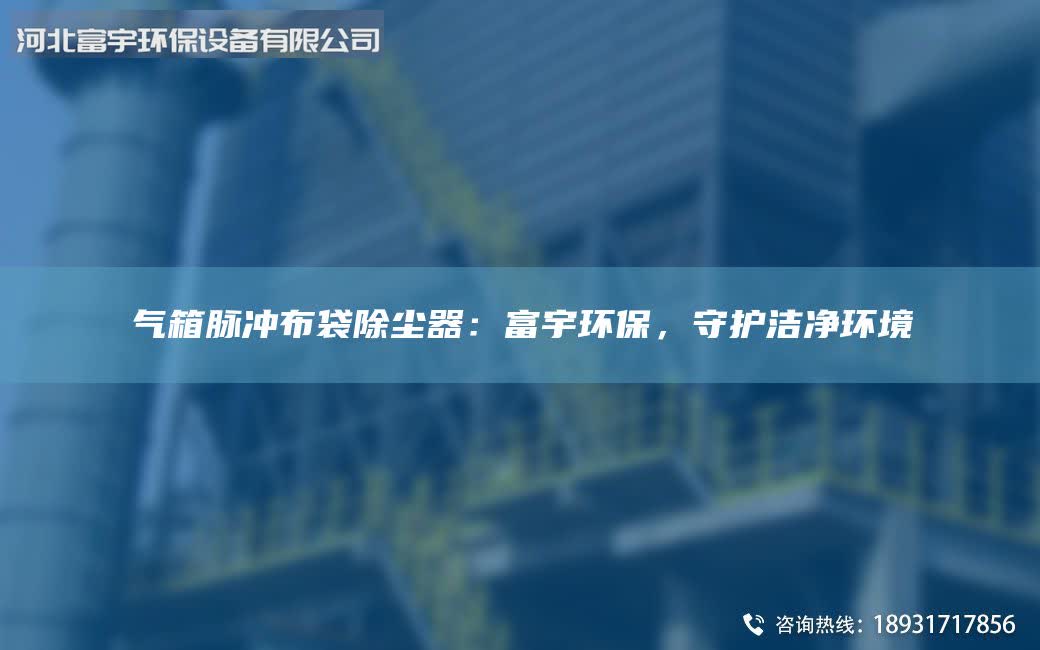 气箱脉冲布袋除尘器：富宇环保，守护洁净环境