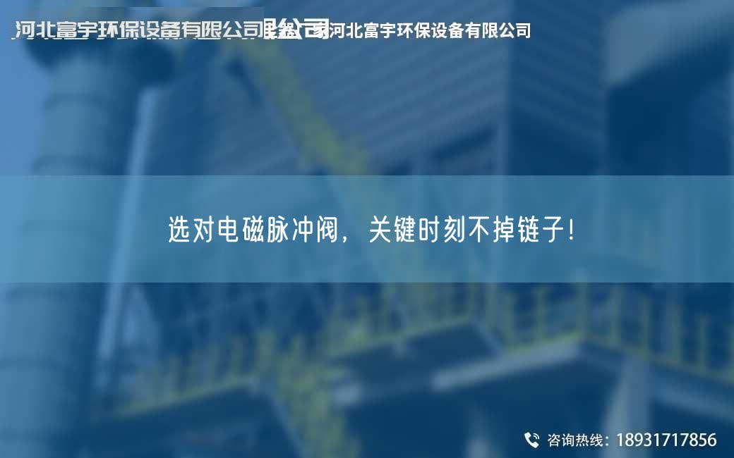 选对电磁脉冲阀，关键时刻不掉链子！