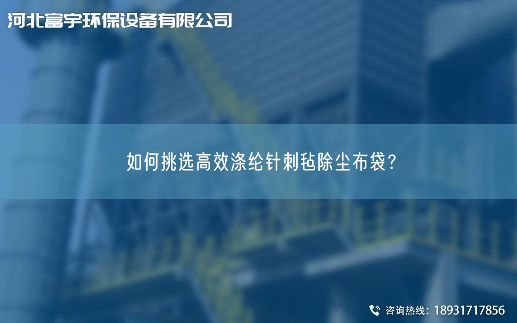 如何挑选高效涤纶针刺毡除尘布袋？