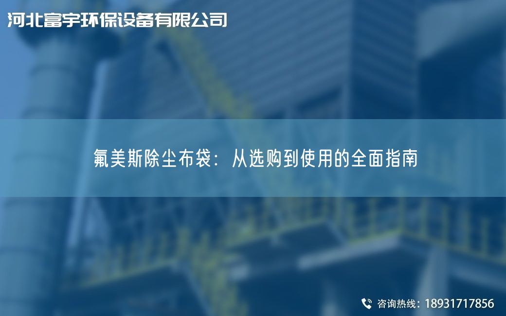 氟美斯除尘布袋：从选购到使用的全面指南