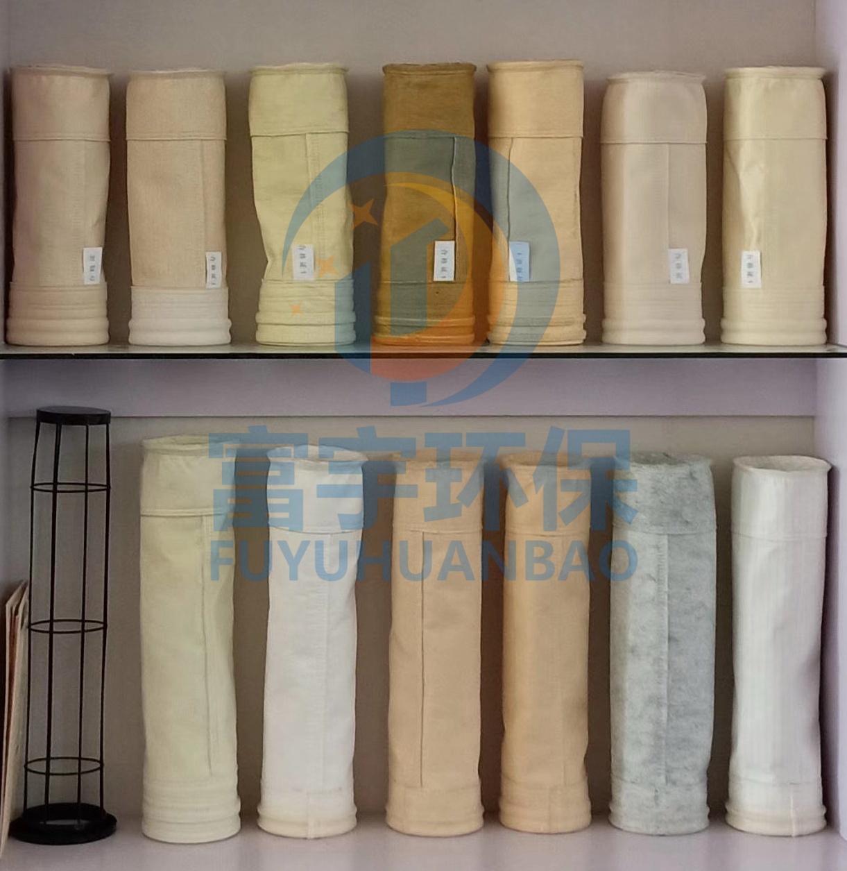 除尘器布袋生产厂家，玻纤除尘器布袋，氟美斯除尘器布袋。